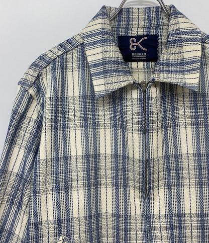 美品 DENHAM ジャケット チェック SASHIKO CHECK JACKET メンズ SIZE S-M デンハム
