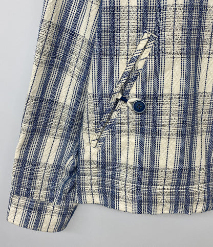 美品 DENHAM ジャケット チェック SASHIKO CHECK JACKET メンズ SIZE S-M デンハム