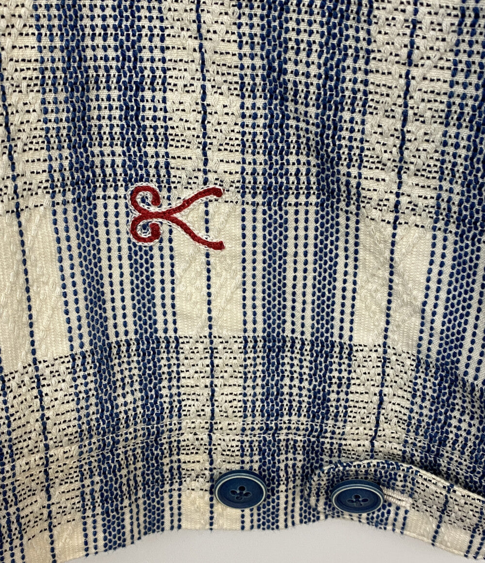 美品 DENHAM ジャケット チェック SASHIKO CHECK JACKET メンズ SIZE S-M デンハム