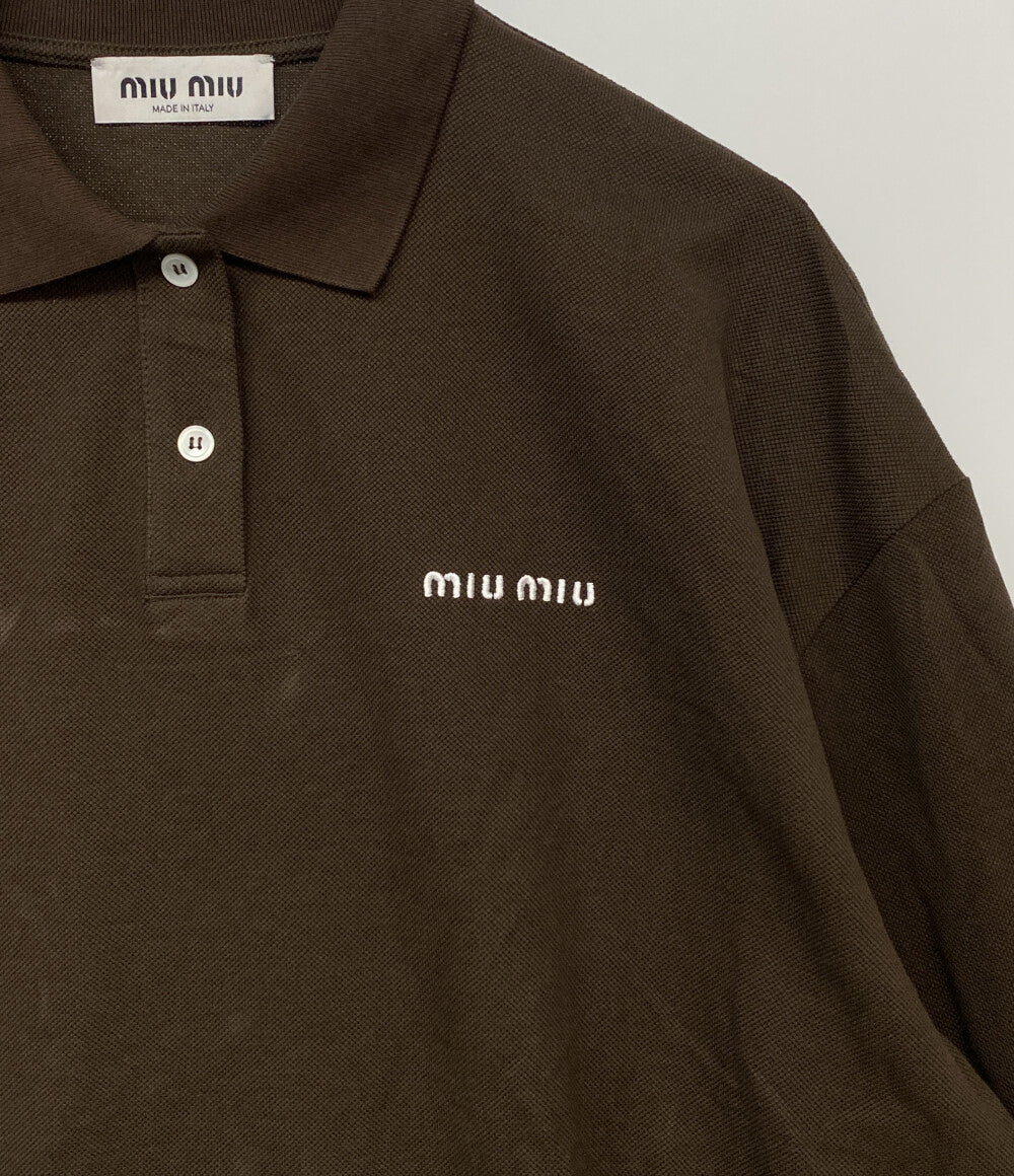 MIUMIU 長袖ポロシャツ レディース SIZE M ミュウミュウ – Rehello by