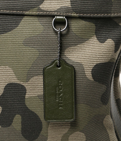 美品 COACH トートバッグ カモ柄 ショルダー付き CY805 メンズ コーチ