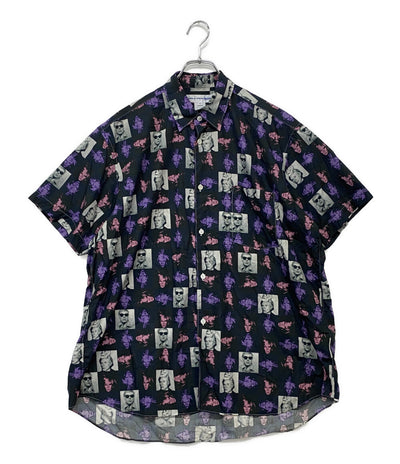 COMME des GARCONS SHIRT 半袖シャツ 総柄 Andy Warhol 24SS メンズ SIZE S コムデギャルソンシャツ