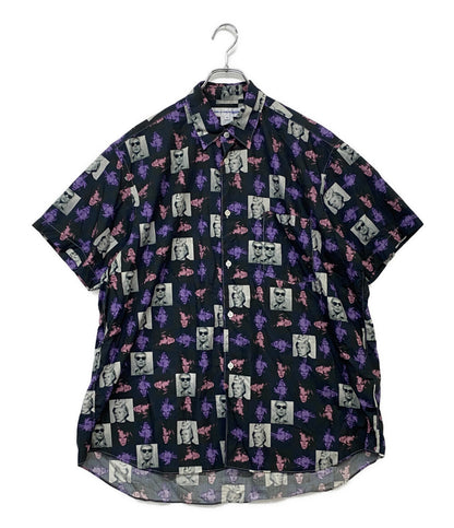 COMME des GARCONS SHIRT 半袖シャツ 総柄 Andy Warhol 24SS メンズ SIZE S コムデギャルソンシャツ