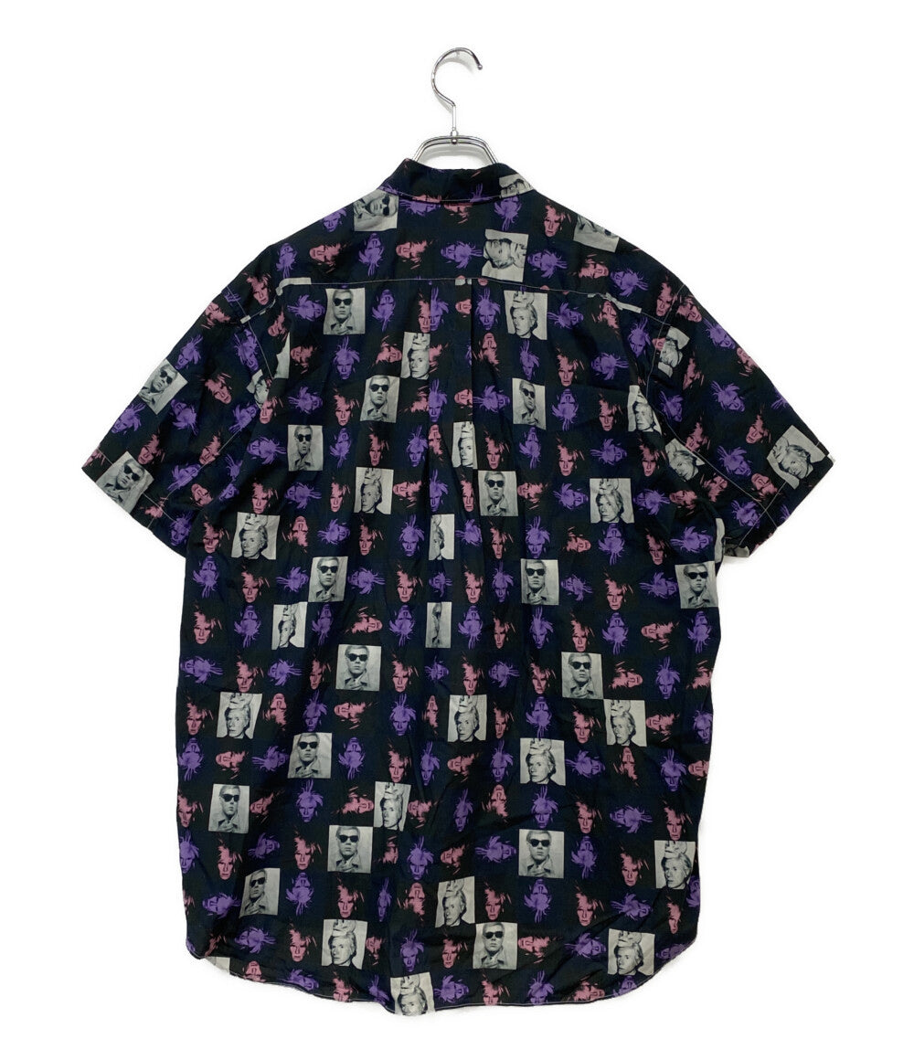 COMME des GARCONS SHIRT 半袖シャツ 総柄 Andy Warhol 24SS メンズ SIZE S コムデギャルソンシャツ