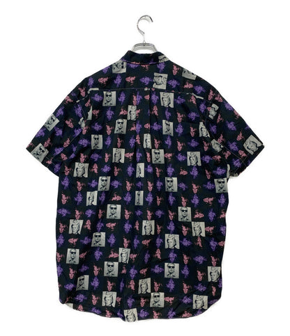 COMME des GARCONS SHIRT 半袖シャツ 総柄 Andy Warhol 24SS メンズ SIZE S コムデギャルソンシャツ