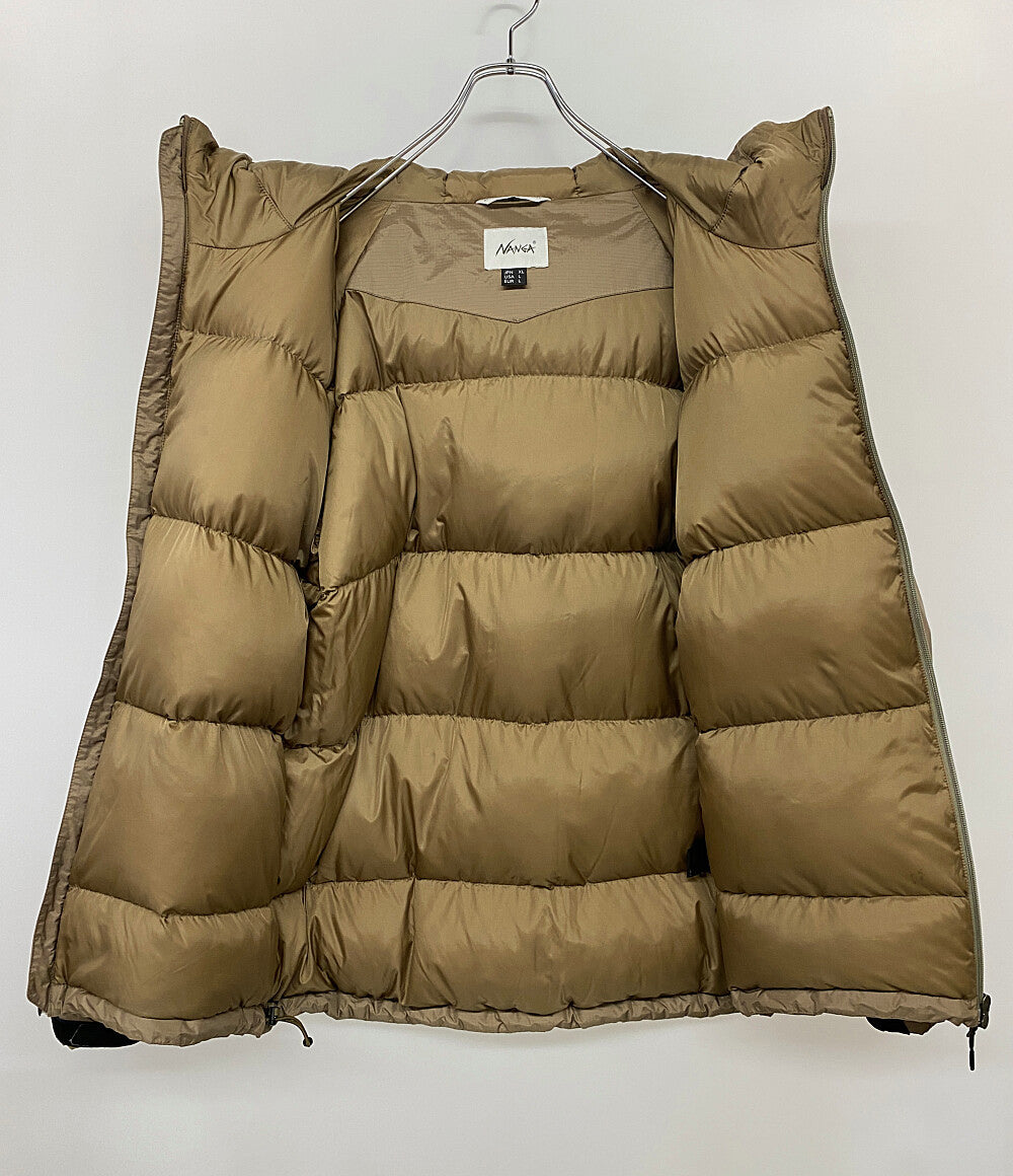 NANGA ダウンジャケット aurora down jacket コヨーテ カーキ メンズ SIZE XL ナンガ