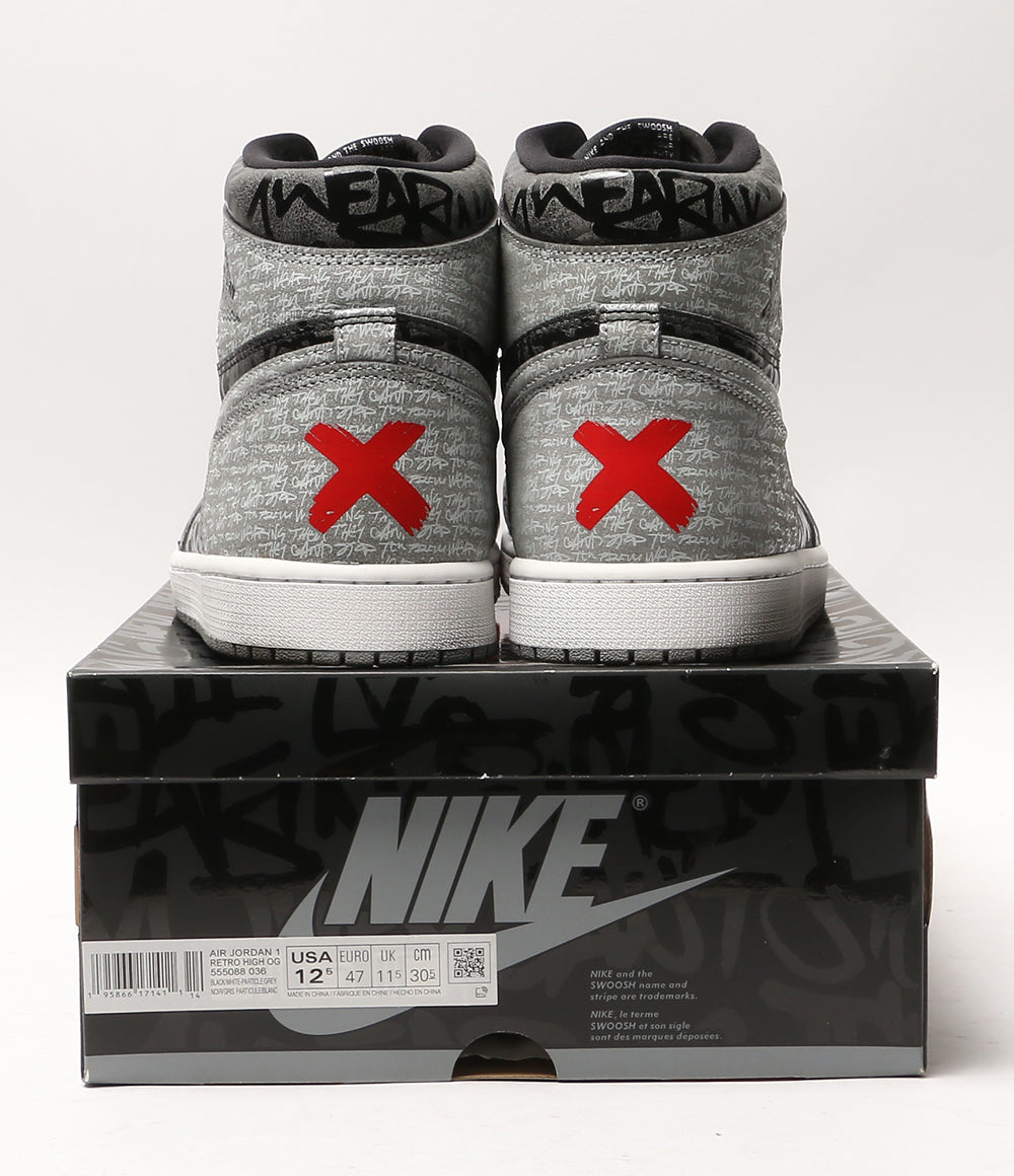 NIKE スニーカー AIR JORDAN1 RETRO HI OG 555088-036 メンズ SIZE 30.5cm ナイキ