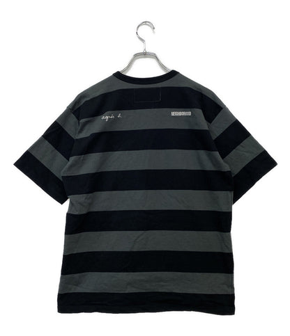Agnes b×NEIGHBORHOOD ネイバーフッド 半袖Ｔシャツ BODER CREWNECK 25AW メンズ SIZE M アニエスベー