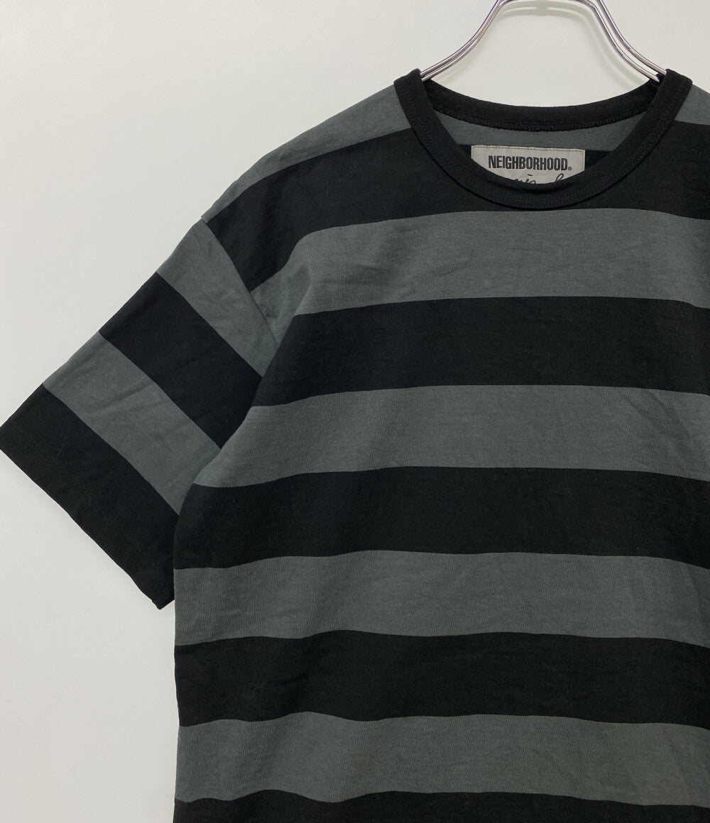 Agnes b×NEIGHBORHOOD ネイバーフッド 半袖Ｔシャツ BODER CREWNECK 25AW メンズ SIZE M アニエスベー
