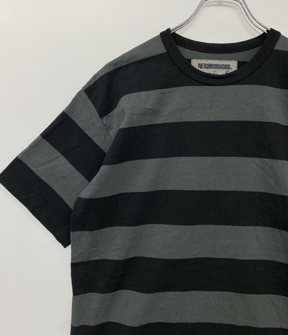 Agnes b×NEIGHBORHOOD ネイバーフッド 半袖Ｔシャツ BODER CREWNECK 25AW メンズ SIZE M アニエスベー