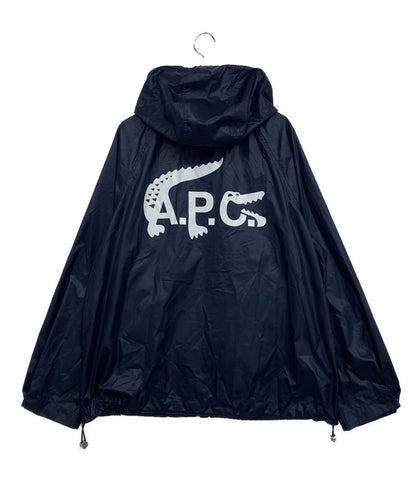 A.P.C. × LACOSTE ラコステ ウィンドブレーカー Nylon Hooded Jacket メンズ SIZE M アーペーセー