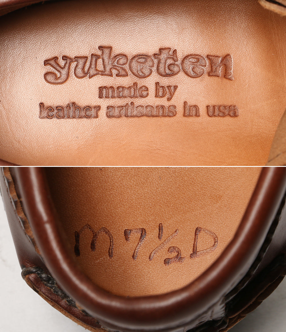 yuketen モカシン ウイングチップ ギリーモック ロッカーダービー メンズ SIZE 7.5 ユケテン