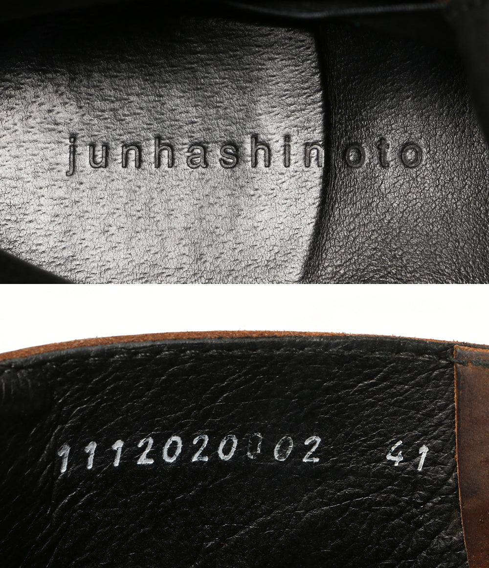 junhashimoto バックジップブーツ ブラウン 1112020002 メンズ SIZE 41 ジュンハシモト