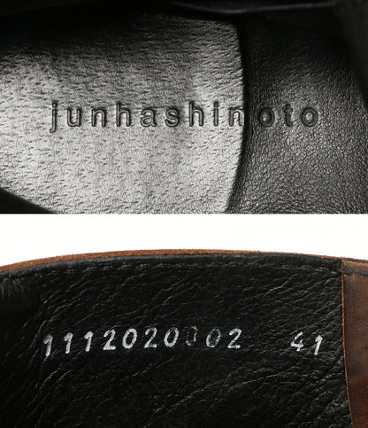 junhashimoto バックジップブーツ ブラウン 1112020002 メンズ SIZE 41 ジュンハシモト