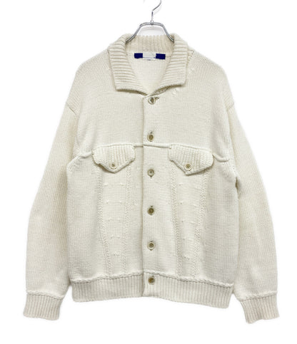 JUNYA WATANABE MAN 24SS ボタンニット ホワイト WM-N007 メンズ SIZE M ジュンヤワタナベマン