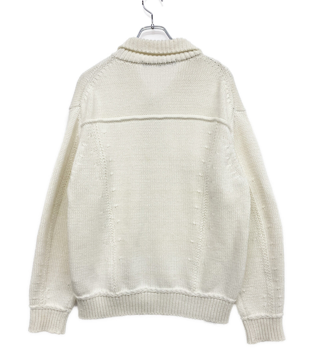 JUNYA WATANABE MAN 24SS ボタンニット ホワイト WM-N007 メンズ SIZE M ジュンヤワタナベマン