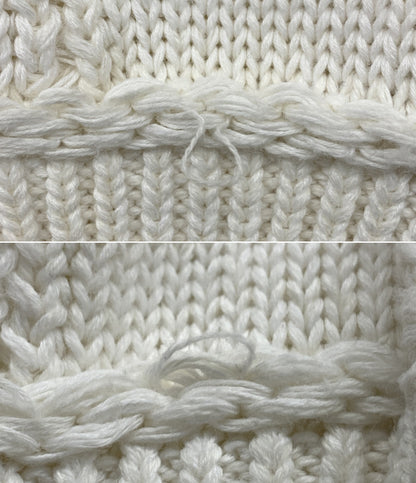 JUNYA WATANABE MAN 24SS ボタンニット ホワイト WM-N007 メンズ SIZE M ジュンヤワタナベマン
