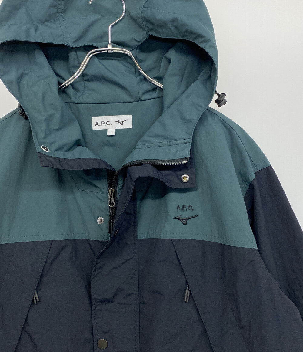 A.P.C × MIZUNO ミズノ マウンテンジャケット メンズ SIZE L アーペーセー