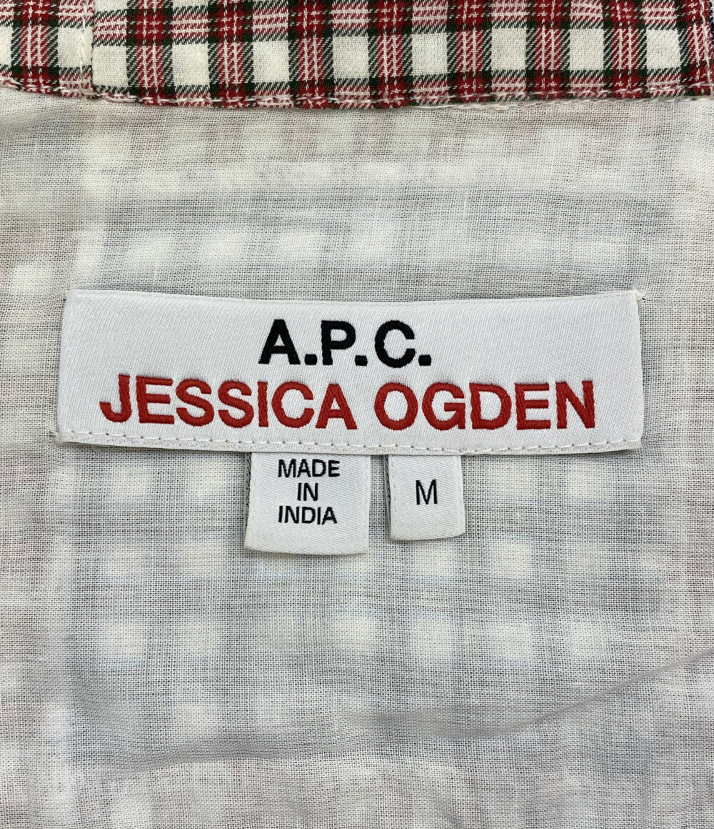 A.P.C 長袖シャツ パッチワークオバーシャツ 22aw メンズ SIZE M アーペーセー
