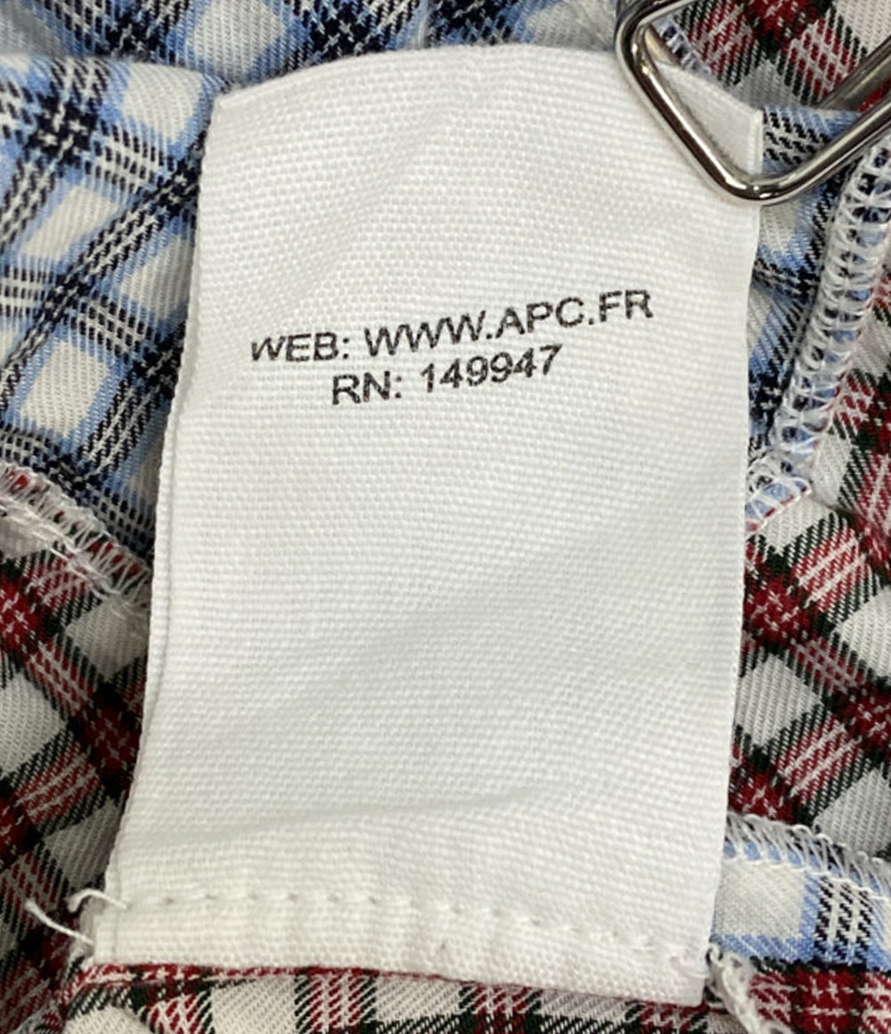 A.P.C 長袖シャツ パッチワークオバーシャツ 22aw メンズ SIZE M アーペーセー