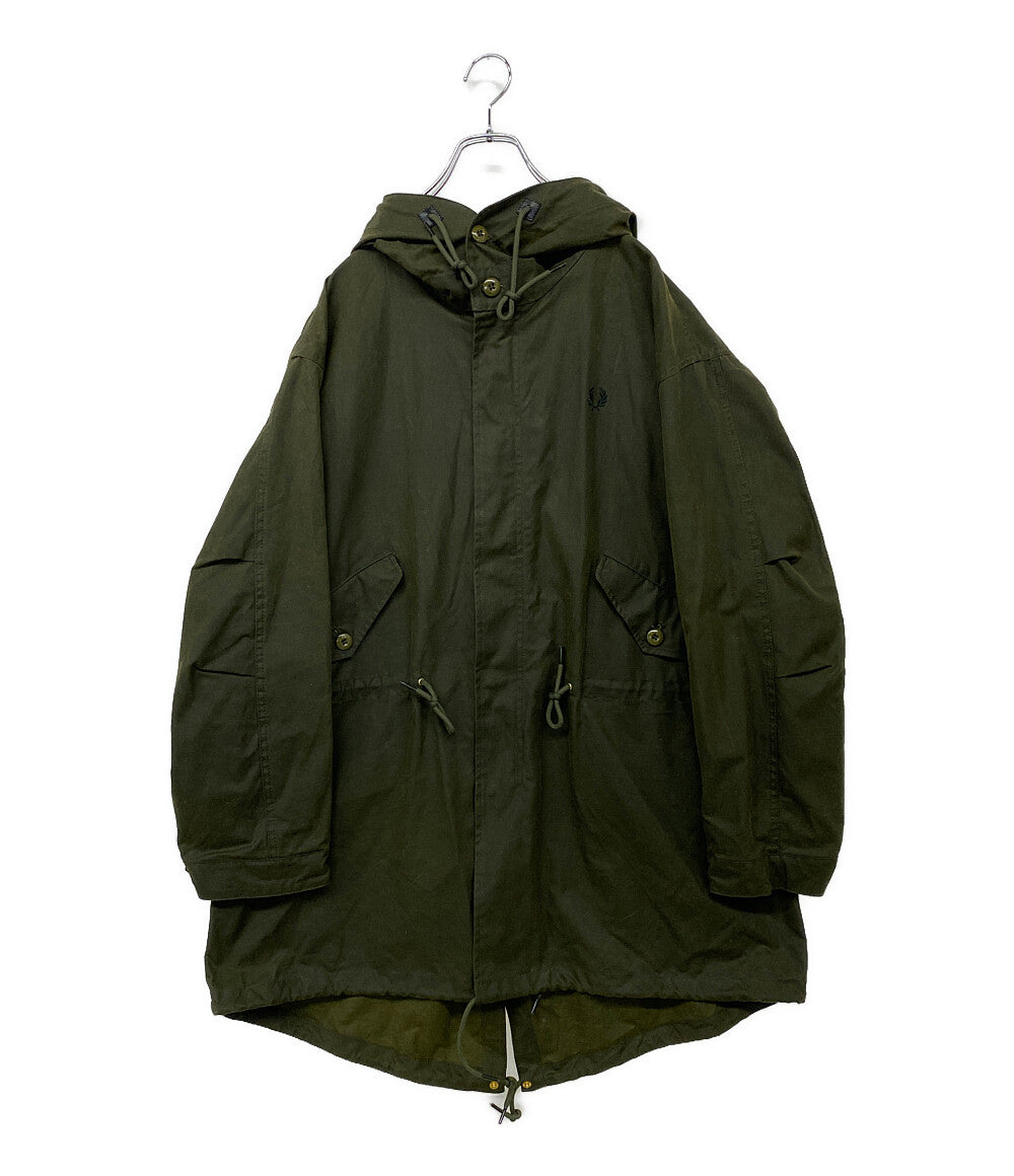 FRED PERRY モッズコート オイルドジャケット カーキ メンズ SIZE M フレッドペリー