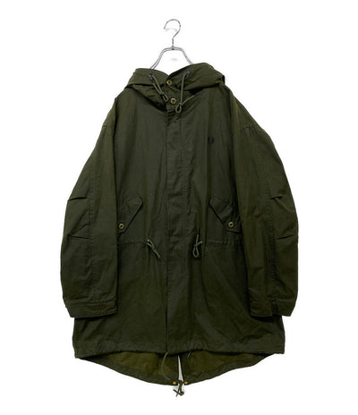 FRED PERRY モッズコート オイルドジャケット カーキ メンズ SIZE M フレッドペリー