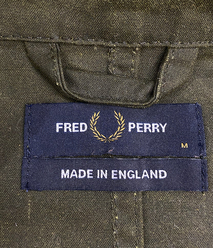 FRED PERRY モッズコート オイルドジャケット カーキ メンズ SIZE M フレッドペリー