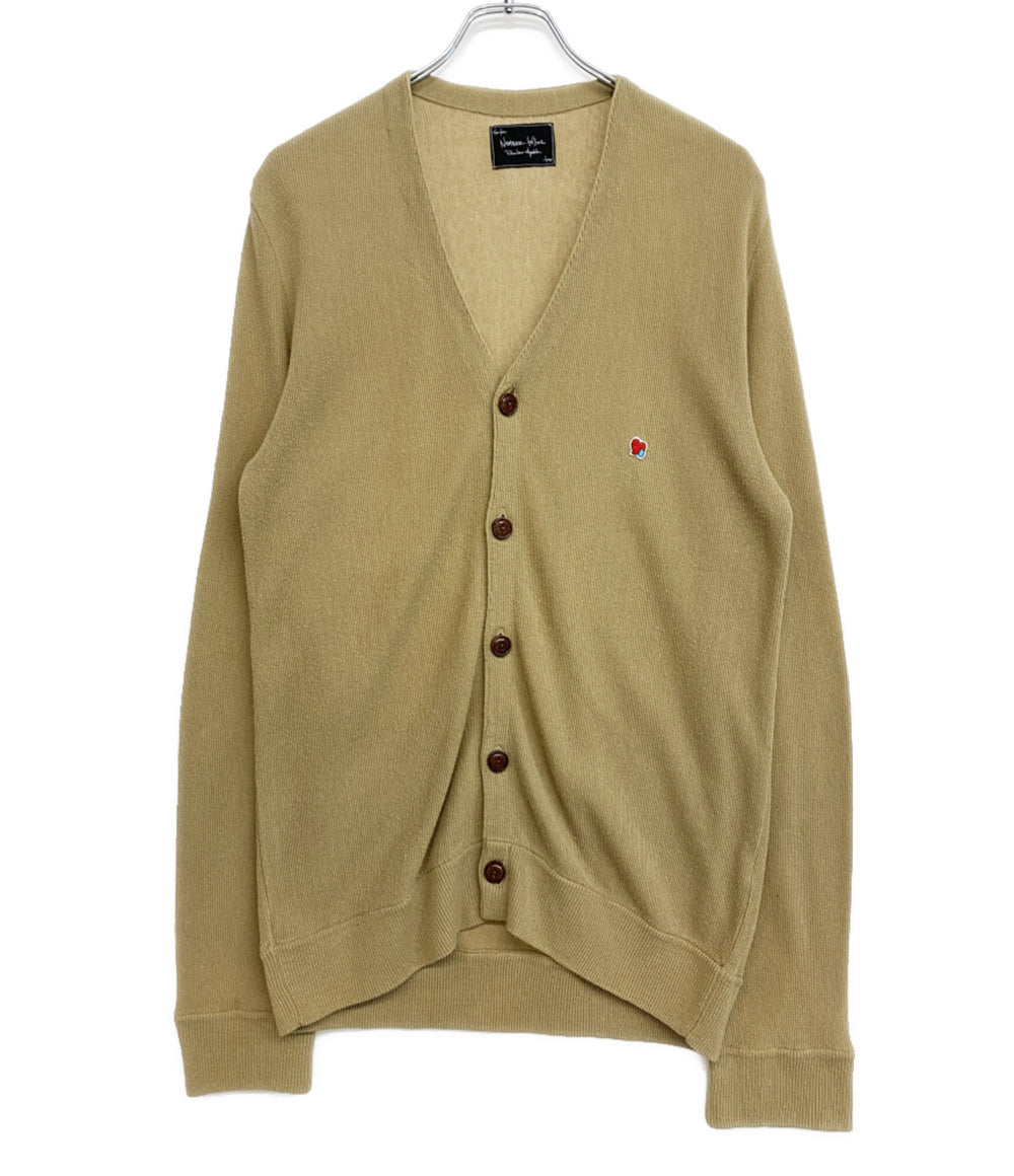 NUMBER (N)INE アーカイブ ハート涙 コットンアクリルカーディガン メンズ SIZE 4 ナンバーナイン