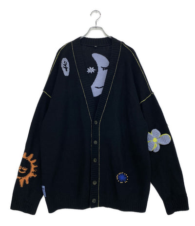 mcq alexander mcqueen マックキューアレキサンダーマックイーン 刺繍カーディガン メンズ SIZE L