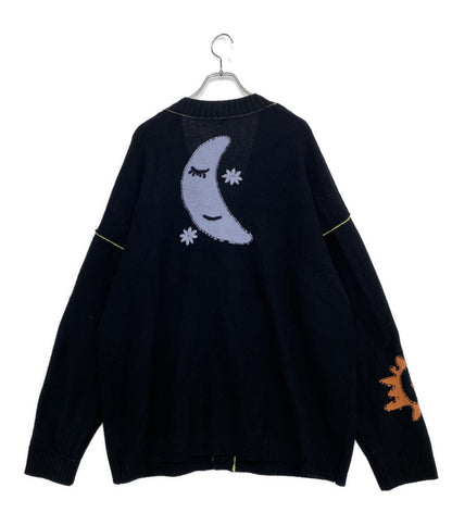 mcq alexander mcqueen マックキューアレキサンダーマックイーン 刺繍カーディガン メンズ SIZE L