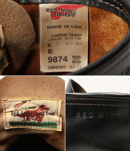 RED WING ブーツ アイリッシュセッター 9874 メンズ SIZE 26cm レッドウィング