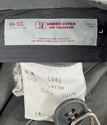 UNDERCOVER パッチデザインストレートパンツ RELIEF期 archive 99SS C245 メンズ SIZE L アンダーカバー