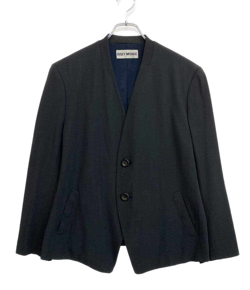 ISSEY MIYAKE 95ss ノーカラージャケット メンズ SIZE L イッセイミヤケ