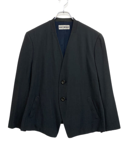ISSEY MIYAKE 95ss ノーカラージャケット メンズ SIZE L イッセイミヤケ