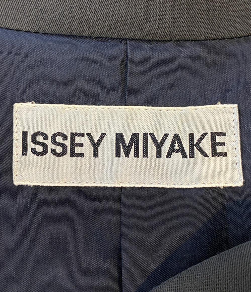 ISSEYMIYAKE（イッセイミヤケ）ジャケット no27サイズL ISSEY MIYAKE 95ss ノーカラージャケット メンズ SIZE L イッセイ