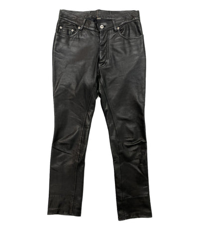 HELMUT LANG レザー5Pパンツ ブラック 1998 メンズ SIZE 29 ヘルムートラング