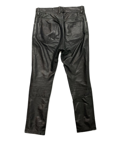 HELMUT LANG レザー5Pパンツ ブラック 1998 メンズ SIZE 29 ヘルムートラング