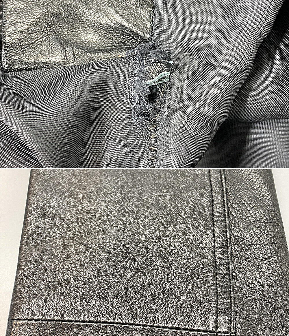 HELMUT LANG レザー5Pパンツ ブラック 1998 メンズ SIZE 29 ヘルムートラング