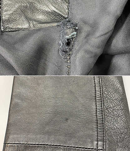 HELMUT LANG レザー5Pパンツ ブラック 1998 メンズ SIZE 29 ヘルムートラング