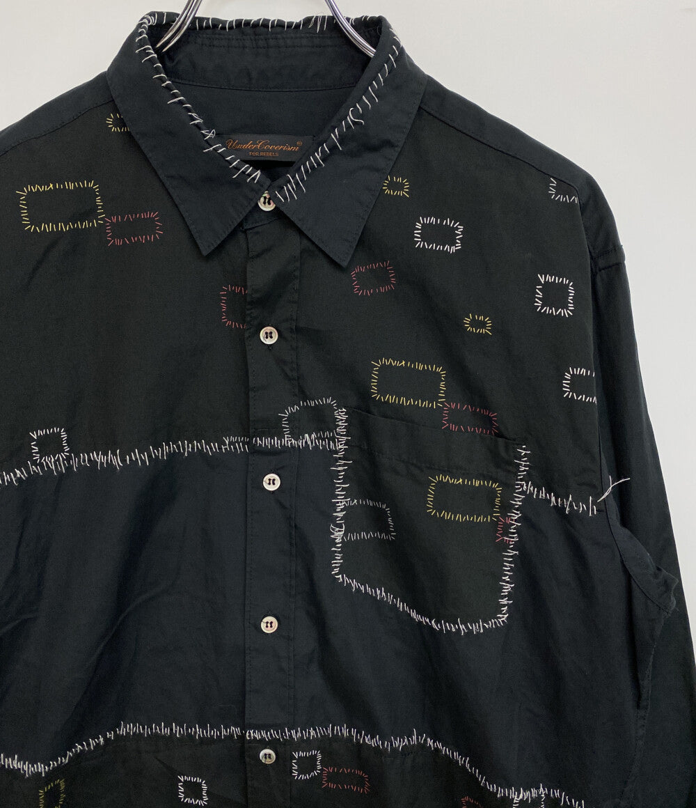 UNDERCOVER アーカイブ SCAB期 瘡蓋 パッチワークシャツ メンズ SIZE M アンダーカバー