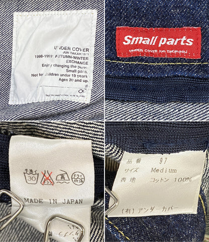 UNDERCOVER デニムジャケット アーカイブ SMALL PARTS 2nd DENIM JACKET 98aw メンズ SIZE M アンダーカバー