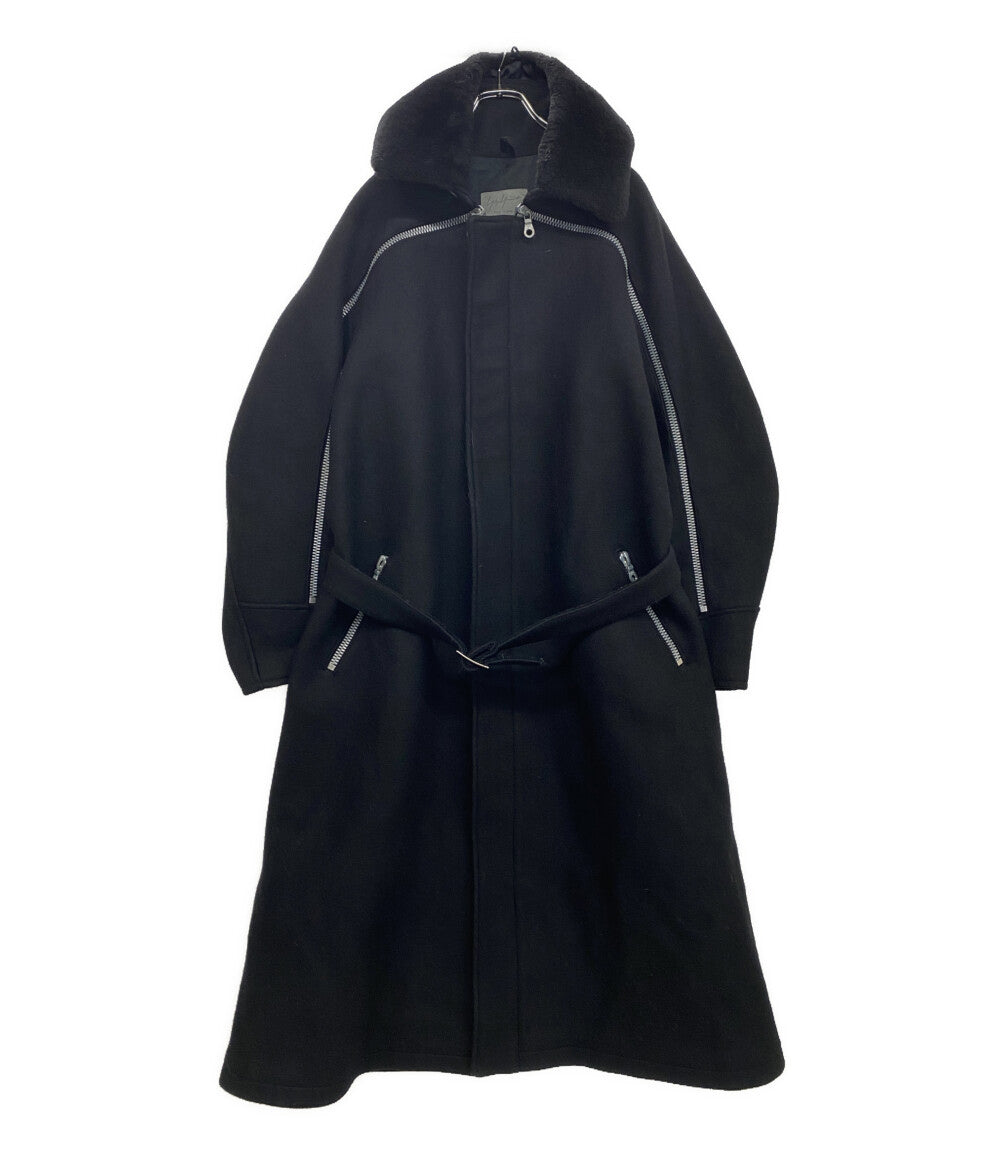 YOHJI YAMAMOTO POUR HOMME コート 6.1THE MEN 多重ジップメルトンコート 91AW メンズ SIZE S ヨウジヤマモトプールオム
