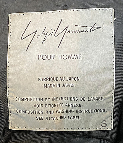 YOHJI YAMAMOTO POUR HOMME コート 6.1THE MEN 多重ジップメルトンコート 91AW メンズ SIZE S ヨウジヤマモトプールオム