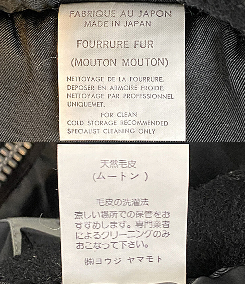 YOHJI YAMAMOTO POUR HOMME コート 6.1THE MEN 多重ジップメルトンコート 91AW メンズ SIZE S ヨウジヤマモトプールオム