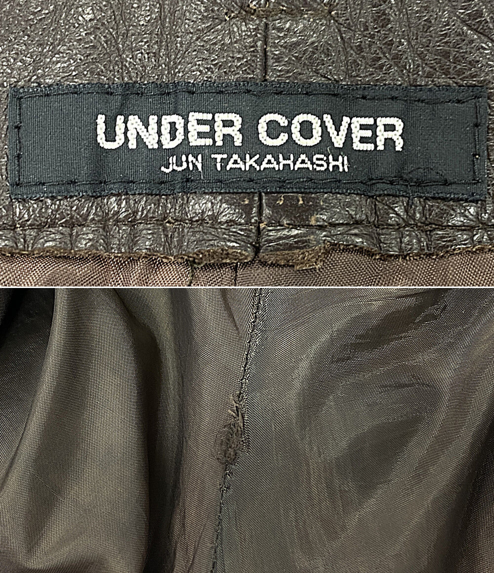 UNDERCOVER レザーパンツ アーカイブ WIRE期 96AW メンズ SIZE - アンダーカバー