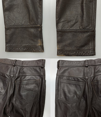 UNDERCOVER レザーパンツ アーカイブ WIRE期 96AW メンズ SIZE - アンダーカバー