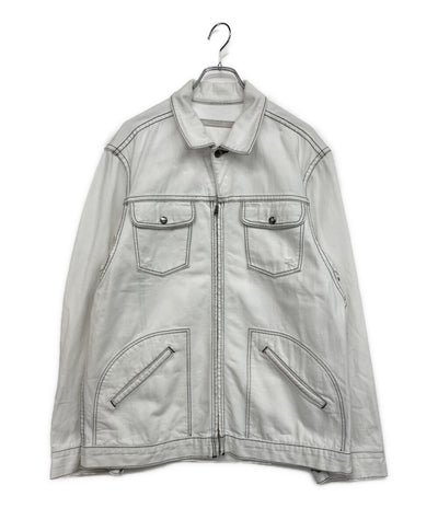 NUMBER (N)INE ダメージ加工ジップデニムジャケット LOOSE archive 02ss メンズ SIZE 2 ナンバーナイン