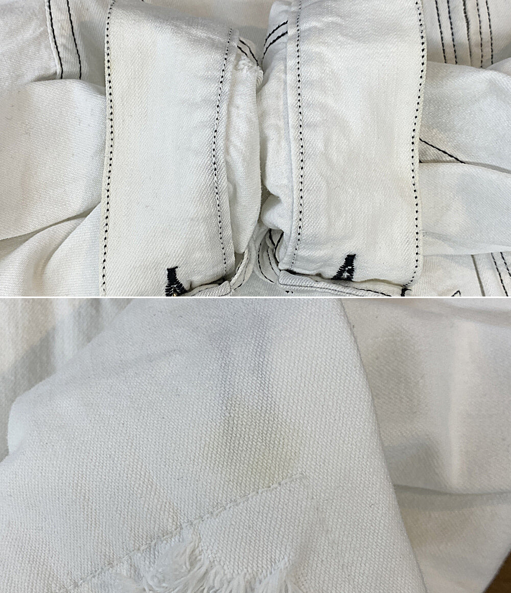 NUMBER (N)INE ダメージ加工ジップデニムジャケット LOOSE archive 02ss メンズ SIZE 2 ナンバーナイン