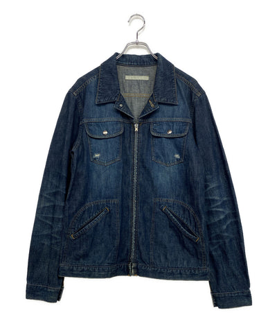 NUMBER (N)INE ジップデニムジャケット アーカイブ ダメージ加工 02ss メンズ SIZE 4 ナンバーナイン