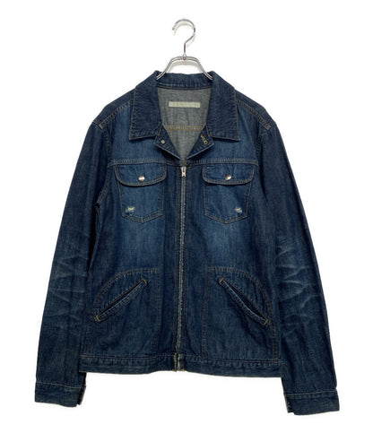 NUMBER (N)INE ジップデニムジャケット アーカイブ ダメージ加工 02ss メンズ SIZE 4 ナンバーナイン